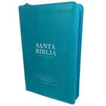 Biblia NVI chica turquesa letra grande IP