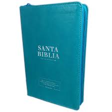 Biblia NVI chica turquesa letra grande IP