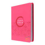 Biblia NVI Ultra fina fucsia cuero italiana manual 8P