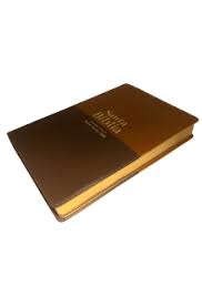 Biblia Reina Valera 60 letra súper gigante bitono café/café