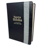 Biblia Reina Valera 60 Bitono letra súper gigante negro gris 18P PJR