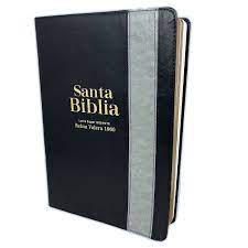Biblia Reina Valera 60 Bitono letra súper gigante negro gris 18P PJR