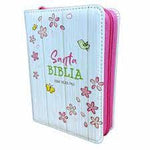 Biblia Reina Valera 60 Fantasía primavera piel cierre 8.5P