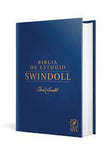 Biblia NTV de estudio Swindoll azul tapa dura
