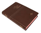 Biblia Reina Valera 60 bolsillo vinil café
