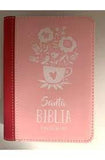Biblia Reina Valera 60 Fantasía rosa piel cierre chica 8.5P PJR