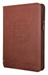Biblia Reina Valera 60 letra gigante imitación café cierre QR e índice PJR