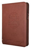 Biblia Reina Valera 60 letra gigante imitación café cierre QR e índice PJR