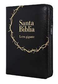 Biblia Reina Valera 60 letra gigante canto dorado índice PJR