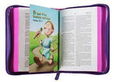 Biblia Reina Valera 60 amigos por siempre rosa con cierre