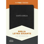 Biblia Reina Valera 60 piel fabricada de referencias negro letra gigante 14P