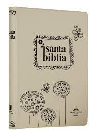 Biblia Reina Valera 60 chica vinil beige