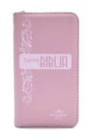Biblia Reina Valera 60 agenda rosa ayuda QR con cierre e índice, PJR