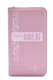 Biblia Reina Valera 60 agenda rosa ayuda QR con cierre e índice, PJR