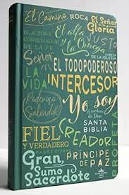 Biblia Reina Valera 60 manual nombres de Dios tapa dura arte verde o 10.5P PJR