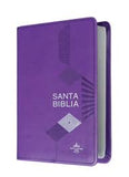Biblia Reina Valera 60 chica letra grande purpura PJR MDM
