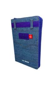 Biblia Reina Valera 60 manual jean cinturón morado con cierre e índice 12.5P PJR