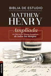 Biblia Reina Valera 77 de Estudio Matthew Henry tapa dura  e índice