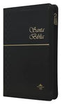 Biblia Reina Valera 60 mediana imitación negro índice con cierre