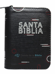 Biblia Reina Valera 60 mini bolsillo imitación negro cierre PJR