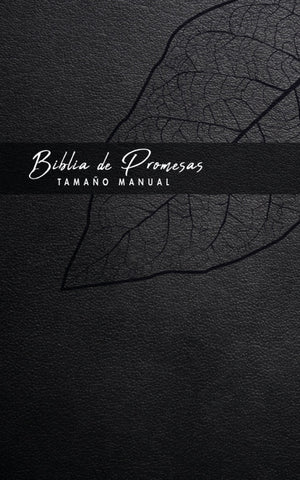 Biblia Reina Valera 60 manual de promesas piel negro