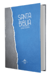 Biblia Reina Valera 60 letra gigante gris azul pasta dura