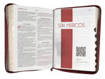 Biblia Reina Valera 60 letra gigante vino tinto índice cierre PJR