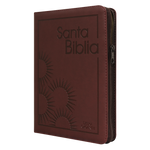 Biblia Reina Valera 60 letra gigante imitación piel vino cierre e índice PJR
