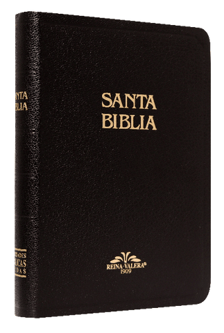 Biblia Reina Valera 09 Mediana 1909 imitación piel negro