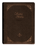 Biblia Reina Valera 60 chica vinil café impermeable