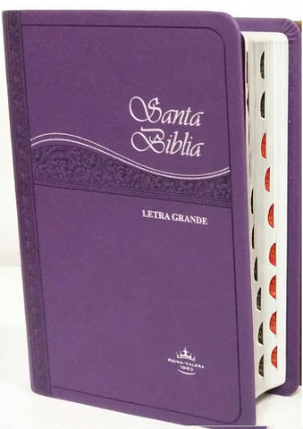 Biblia chica imitación morada letra grande Reina Valera 60 Letra Grande Índice