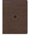 Biblia Reina Valera 60 Cronológica día a día marrón piel