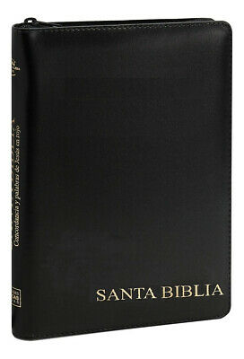 Biblia Reina Valera 60 letra grande imitación piel negro